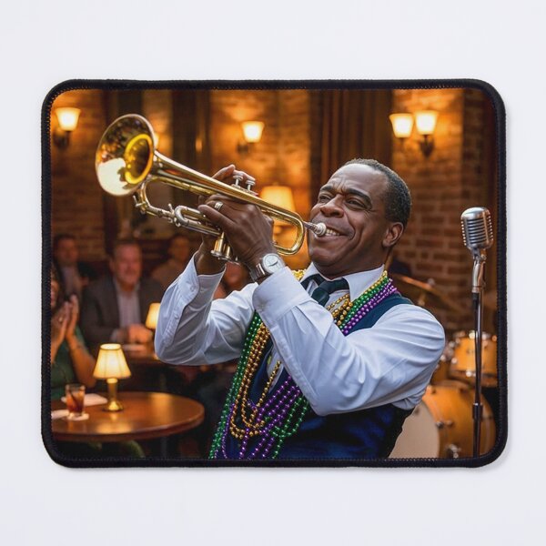Item preview, LOUIS ARMSTRONG  - Wall Art - New Orlands Jazz and Mardi Gras designed and sold by DBM Photo Art 1.