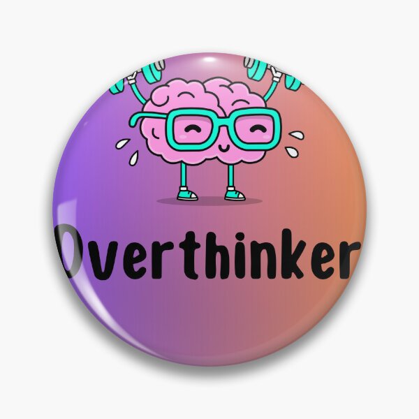 Item preview, Overthinker – Anxiety Awareness – Mental Health Design designed and sold by victorugbesales.