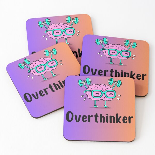 Item preview, Overthinker – Anxiety Awareness – Mental Health Design designed and sold by victorugbesales.