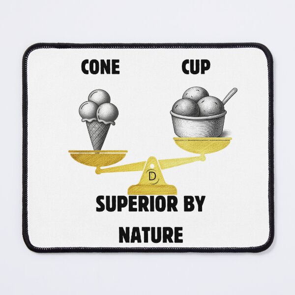 Item preview, Funny Gelato Debate: Team Cone is Superior By Nature - Italian Dilemma designed and sold by TheItaliandilemma.