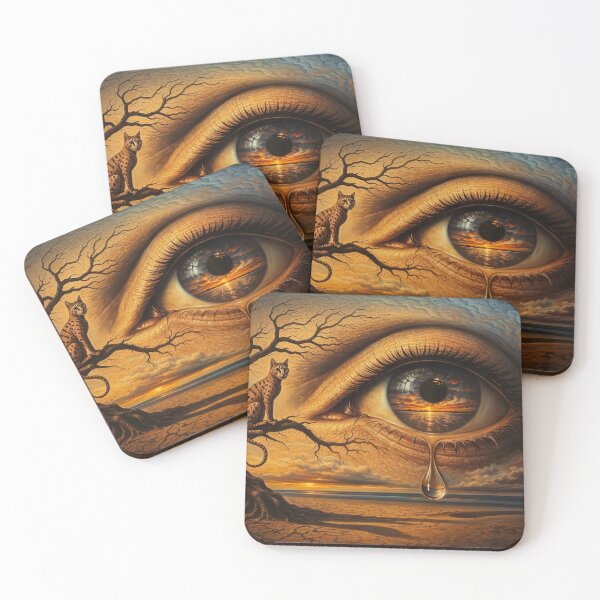 Item preview, Wallpaper “Sunset Over The Sea” in Surreal Art designed and sold by drozdovs16.