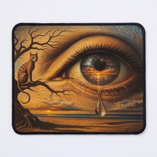 Item preview, Wallpaper “Sunset Over The Sea” in Surreal Art designed and sold by drozdovs16.