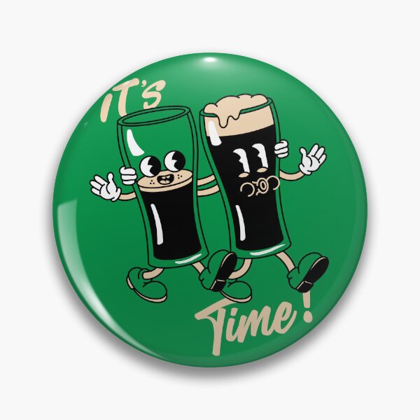 Item preview, Funny St Patrick’s Day Beer Cartoon – It’s Drinking Time designed and sold by therocketman.