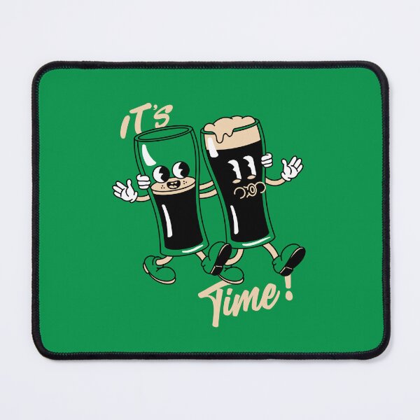 Item preview, Funny St Patrick’s Day Beer Cartoon – It’s Drinking Time designed and sold by therocketman.