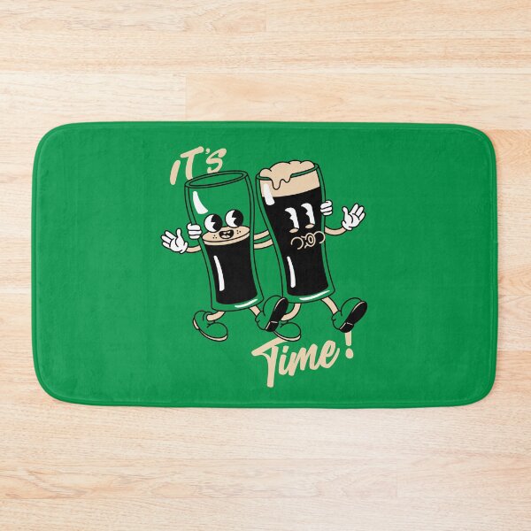 Item preview, Funny St Patrick’s Day Beer Cartoon – It’s Drinking Time designed and sold by therocketman.