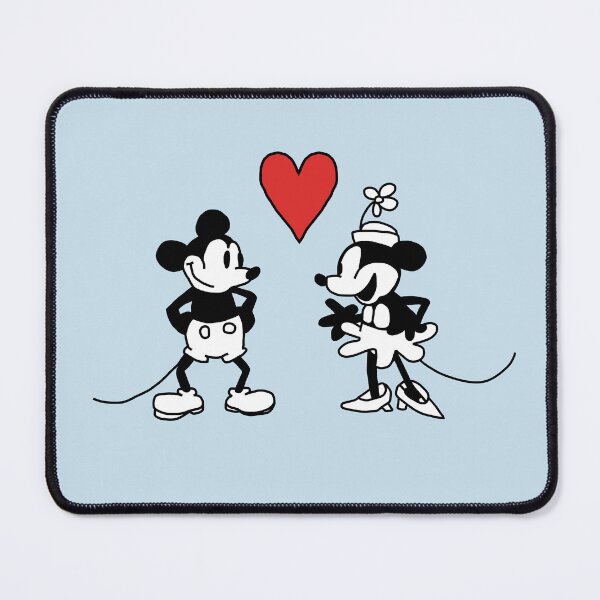 Item preview, Steamboat Willie Cute Boy and Girl Mouse in Love designed and sold by ellenhenry.