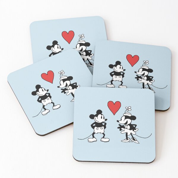 Item preview, Steamboat Willie Cute Boy and Girl Mouse in Love designed and sold by ellenhenry.