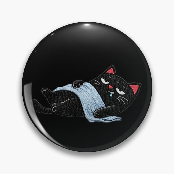 Item preview, Lazy bed rot black cat design funny tired weekend mood meme designed and sold by ColorSplash123.