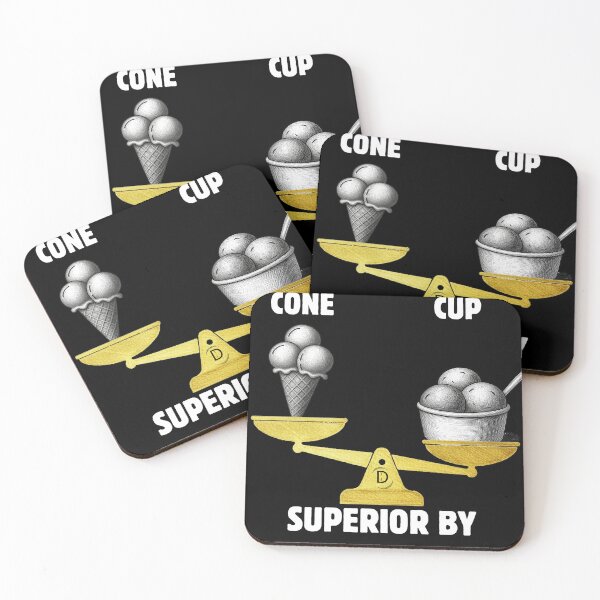 Item preview, Funny Gelato Debate: Team Cup is Superior By Nature - Italian Dilemma Black Version designed and sold by TheItaliandilemma.