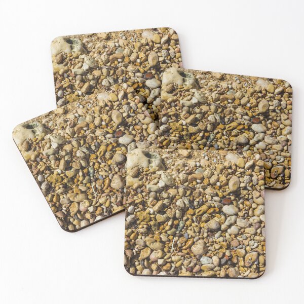 Item preview, Close-Up Pebble Beach Texture With Smooth Stones, Gravel And Colorful Coastal Rocks designed and sold by Nmallia.