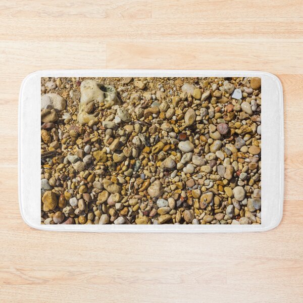 Item preview, Close-Up Pebble Beach Texture With Smooth Stones, Gravel And Colorful Coastal Rocks designed and sold by Nmallia.