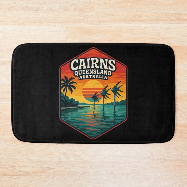 Item preview, Cairns Queensland Australia Retro designed and sold by TomFrontierArt.