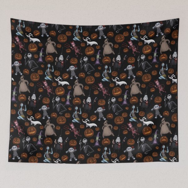 Item preview, Pattern - The Nightmare Before Christmas designed and sold by Dmitrii Legoshin.