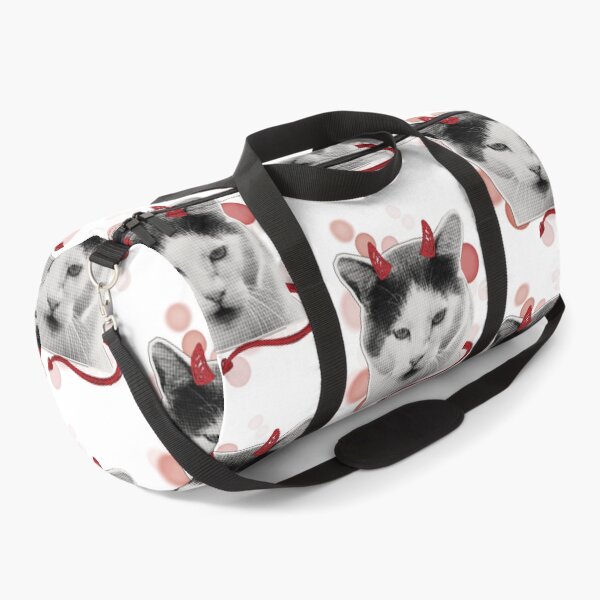 Item preview, Cat with Horns and a Devil Tail - Animal Illustration designed and sold by iamKRUK.