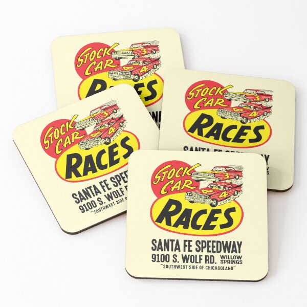 Item preview, Stock Car races - Santa Fe Speedway, Willow Springs. designed and sold by retropetrol.