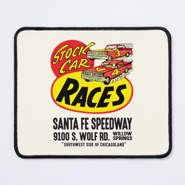 Item preview, Stock Car races - Santa Fe Speedway, Willow Springs. designed and sold by retropetrol.