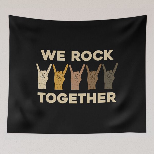 Item preview, We Rock Together - Unity In Diversity T-Shirt designed and sold by ebraretukaq.