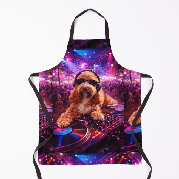 Item preview, Cockapoo Ibiza DJ at a Beach Club Party designed and sold by Paul Thompson Photography.