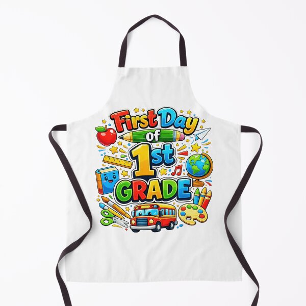 Item preview, First Day of 1st Grade School Graphic Novelty designed and sold by ttuniques.