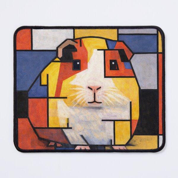 Item preview, Geometric Guinea Pig Composition (After Mondrian) designed and sold by gandolfwizard.