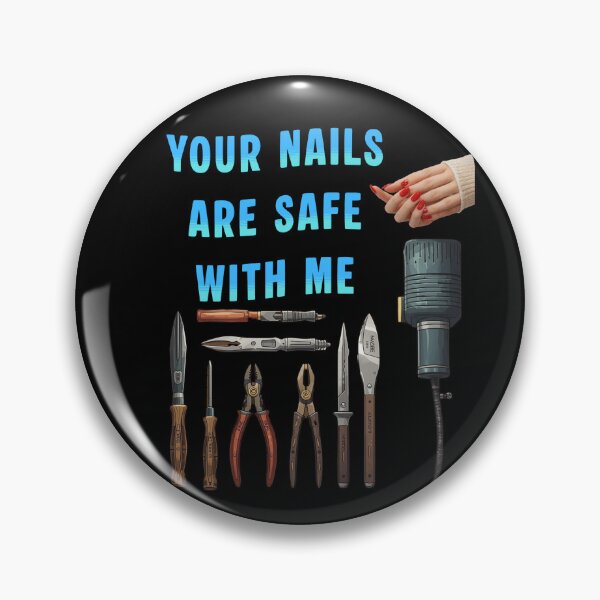 Item preview, your nails are safe with me designed and sold by mama-creative.