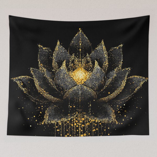 Item preview, Sparkling Lotus Flower designed and sold by ClubVacay.