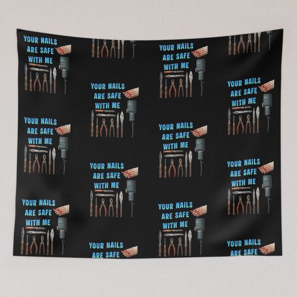 Item preview, your nails are safe with me designed and sold by mama-creative.