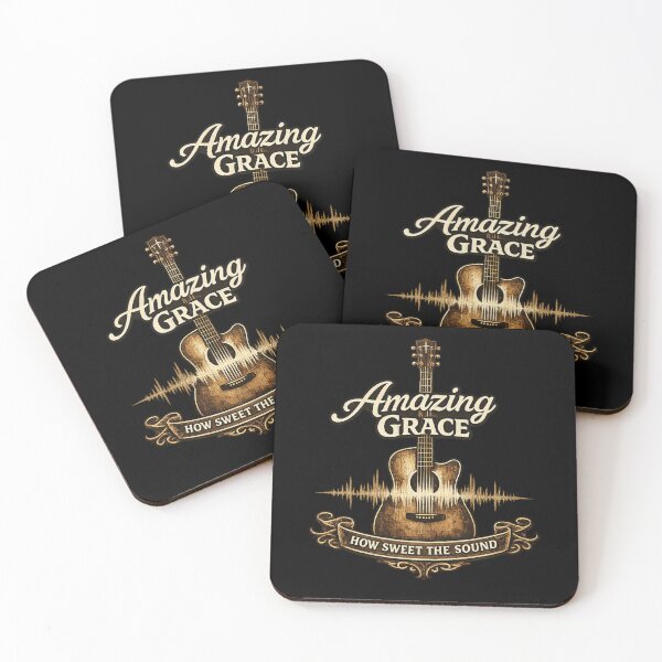 Item preview, Amazing Grace How Sweet The Sound Guitar Design designed and sold by LanternForge.