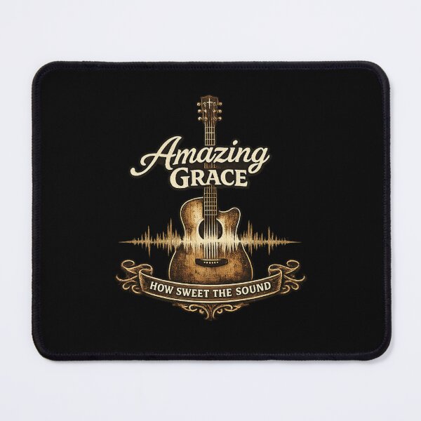 Item preview, Amazing Grace How Sweet The Sound Guitar Design designed and sold by LanternForge.
