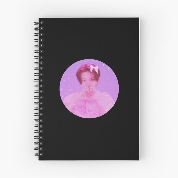 Item preview, HEESEUNG Pink ribbon - tiny icon Black version designed and sold by Enhyconss.