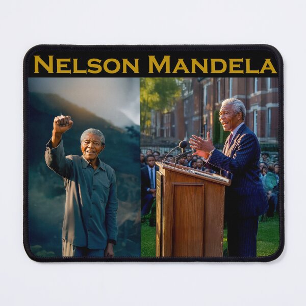 Item preview, NELSON MANDELA - Wall Art - from South Africa Prison 1990 to Washington D.C. Freedom 1994 designed and sold by DBM Photo Art 1.