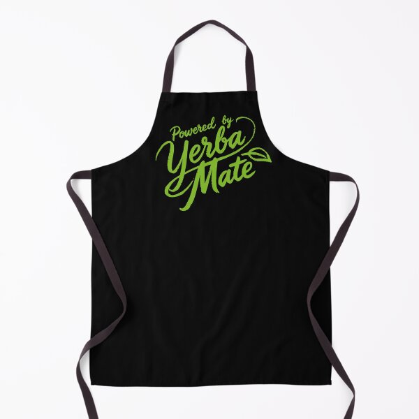 Item preview, Powered by Yerba Mate - Retro Green Script Typography designed and sold by artworkathome.