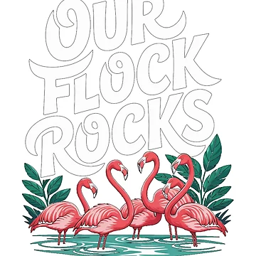 Artwork thumbnail, Our Flock Rocks  by JaroCreates