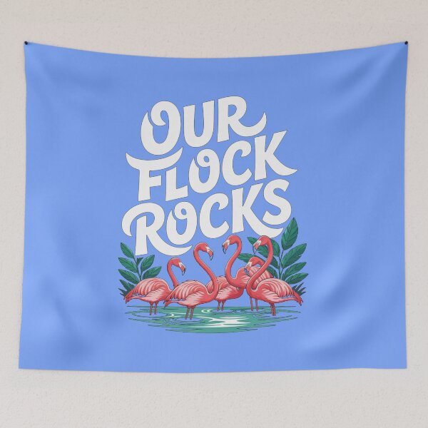 Item preview, Our Flock Rocks  designed and sold by JaroCreates.