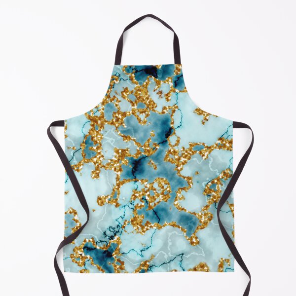 Item preview, Gold Marble texture teal pattern designed and sold by Dana Du.