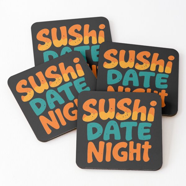 Item preview, Sushi Date Night – Cute Japanese Food Lover Design for Couples designed and sold by Sparkofart07.