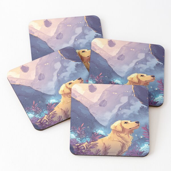 Item preview, Magic Golden Retriever  designed and sold by NicolasGlowArt.
