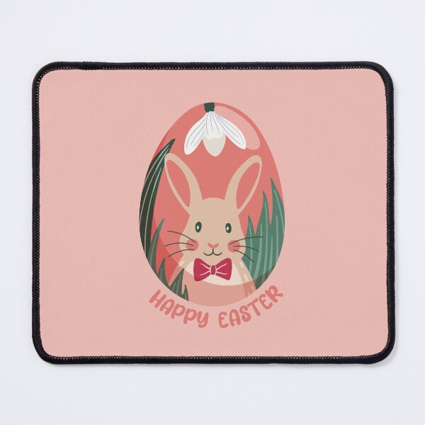 Artikelvorschau, Osterhase Portrait im pinken Osterei – Happy Easter entworfen und verkauft von InkofNocturna.