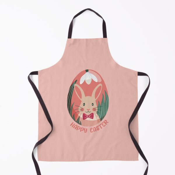 Item preview, Easter bunny portrait in a pink Easter egg – Happy Easter designed and sold by InkofNocturna.