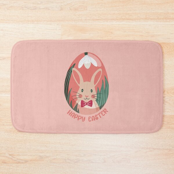 Item preview, Easter bunny portrait in a pink Easter egg – Happy Easter designed and sold by InkofNocturna.