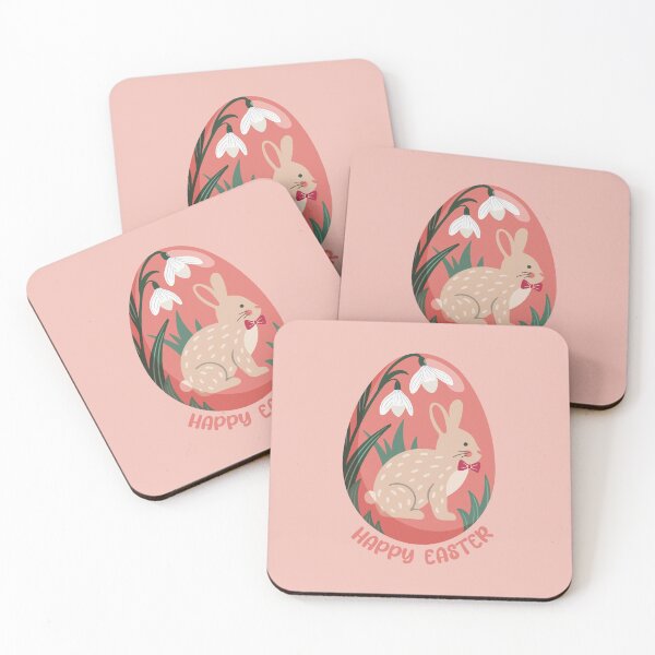 Item preview, Easter bunny in a pink Easter egg – Happy Easter designed and sold by InkofNocturna.