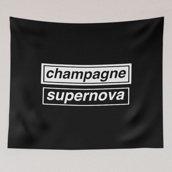 Item preview, Champagne Supernova - Oasis-Inspired Graphic Tee T-Shirt designed and sold by ebraretukaq.