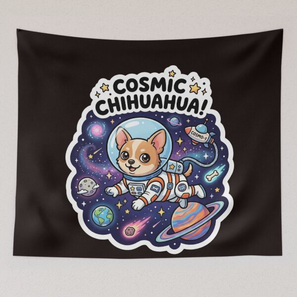 Item preview, Cosmic Chihuahua Astronaut Space Adventure designed and sold by Iuqiune.