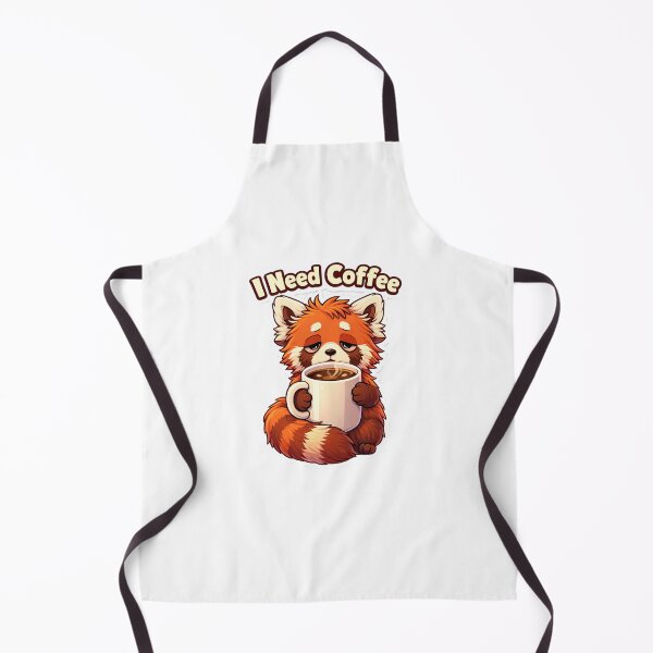 Item preview, I Need Coffee – Red Panda Mood designed and sold by Creative and Humorous Arts.