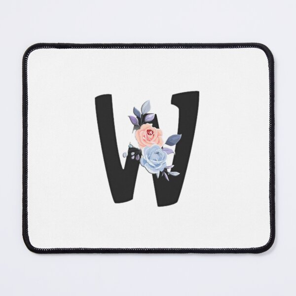 Item preview, Personalized Letter W Flower Bouquet - Custom Initial Gift designed and sold by PixelVibe Art.