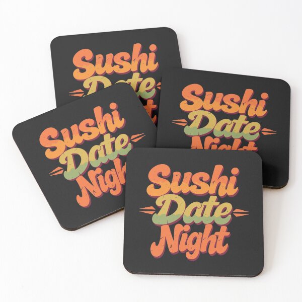 Item preview, Sushi Date Night – Cute Japanese Food Lover Design for Couples designed and sold by Sparkofart07.