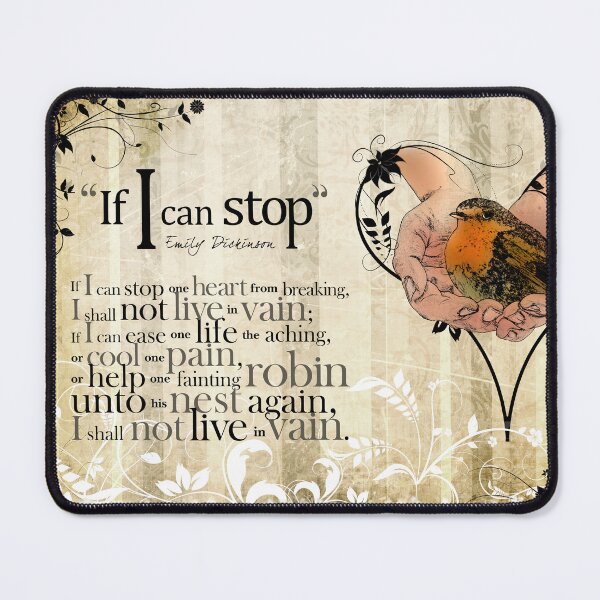 Item preview, If I Can Stop - Emily Dickinson designed and sold by Muggzley.