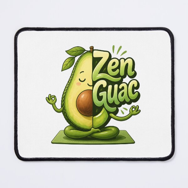 Item preview, Zen Guac Meditating Avocado Yoga Pun. designed and sold by Mr Lee.