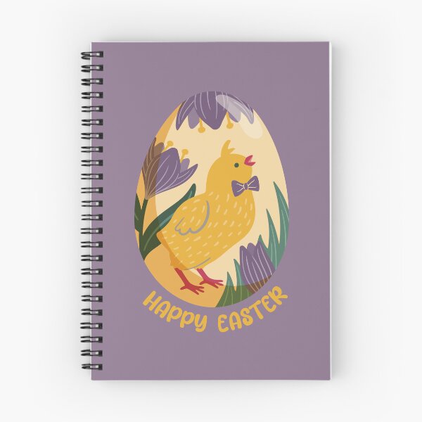 Item preview, Chick in a yellow Easter egg with crocuses – Happy Easter designed and sold by InkofNocturna.