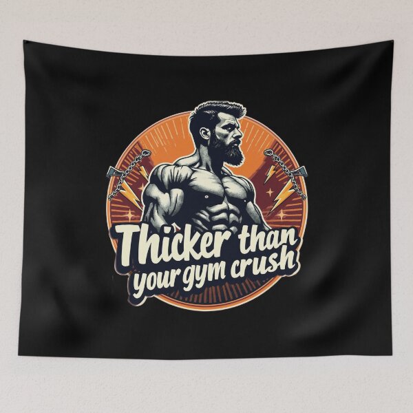 Item preview, Bold Muscular Gay Icon – Pride, Desire & Gym Power designed and sold by InkDazzle.